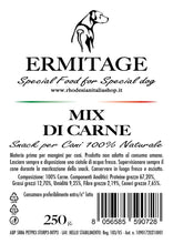 Carica l'immagine nel visualizzatore di Gallery, MIX DI CARNE: Snack per cani 100% naturale, confezione singola da 250 grammi.