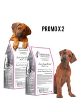 Carica l'immagine nel visualizzatore di Gallery, 𝑷𝑹𝑶𝑴𝑶 2 confezioni: Ermitage Junior Large Breed: Maiale & riso e piselli 12 Kg.