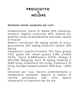 Carica l'immagine nel visualizzatore di Gallery, TOP QUALITY: PROSCIUTTO & MELONE. Grain Free con un'unica proteina animale 93% di carne. Senza conservanti aggiunti.
Confezione da 12 scatolette da 400 grammi cadauna.
