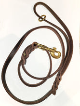 Carica l'immagine nel visualizzatore di Gallery, Guinzaglio in cuoio, 120 cm