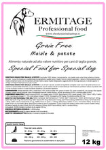 Carica l&#39;immagine nel visualizzatore di Gallery, 𝑷𝑹𝑶𝑴𝑶 2 Confezioni: Ermitage Grain Free: Maiale 46% e patate.

